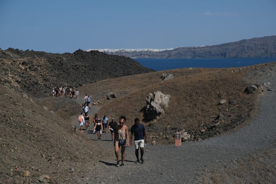 Santorini: Volcano and Hot Springs Sunset Dinner Cruise - What the $106 price really includes