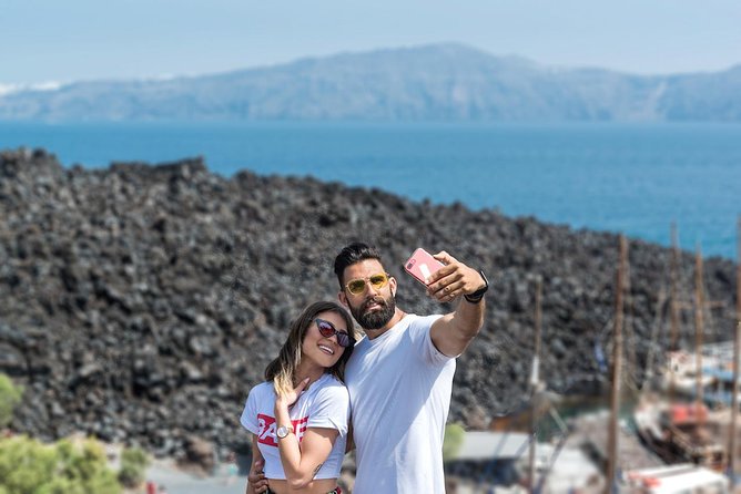 Santorini Volcano Half Day Tour - Palea Kameni and the sulfur hot springs