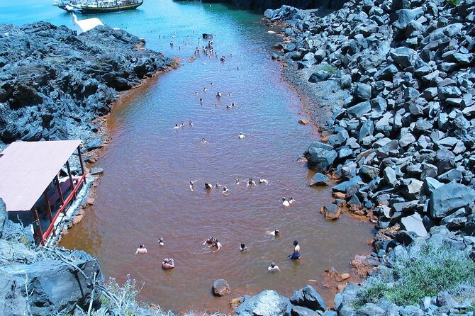 Santorini Volcano Hot Springs - Swimming at Palea Kameni’s hot springs
