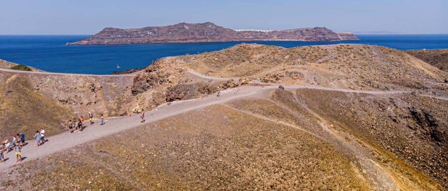 Santorini Volcano, Hot Springs Adventure - Thirassia gives the day its village character