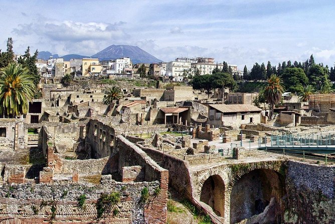 Shore tour of Pompeii, Vesuvius and Herculaneum. - A full archaeological day from Naples