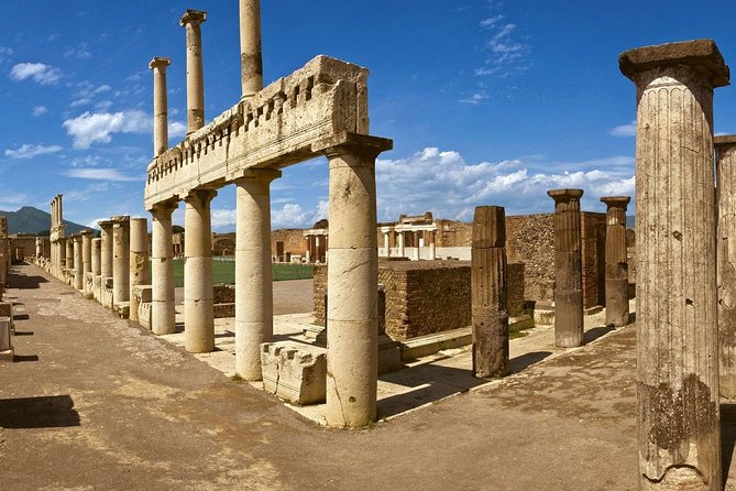 Shore tour of Pompeii, Vesuvius and Herculaneum. - Optional wine-cellar lunch near Vesuvius