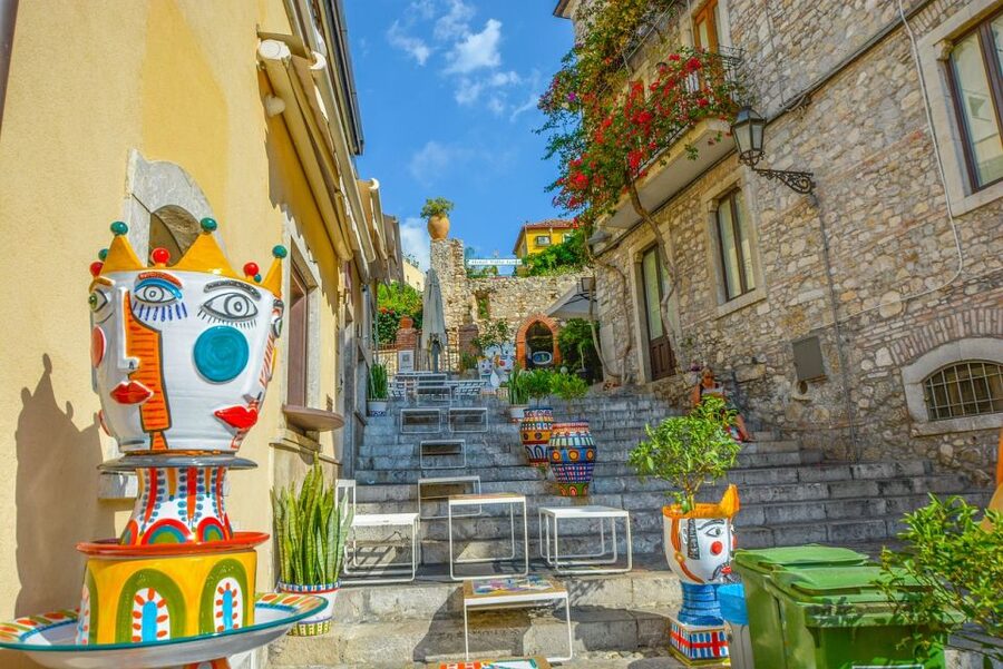 Sicily: Etna Volcano & Taormina Tour - Leaving Palermo from Hotel Politeama Palace