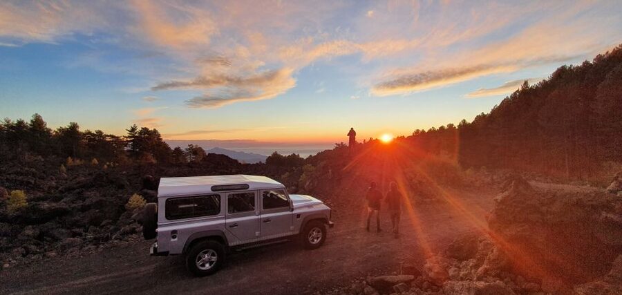 Sicily: Mount Etna 4x4 Jeep Tour with Lava Caves & Forests - The one-hour walk at Monti Sartorius