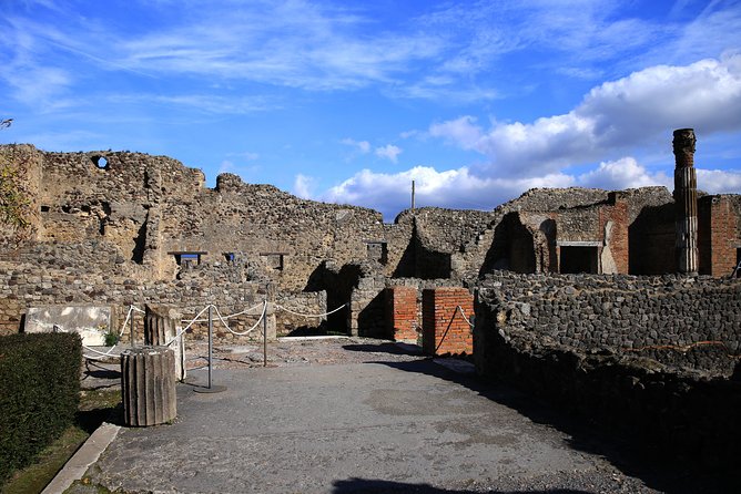 Skip-the-Line Exclusive Private Ancient Pompeii & Vesuvius Volcano Full Day Tour - Teatro Grande and the public side of Pompeii
