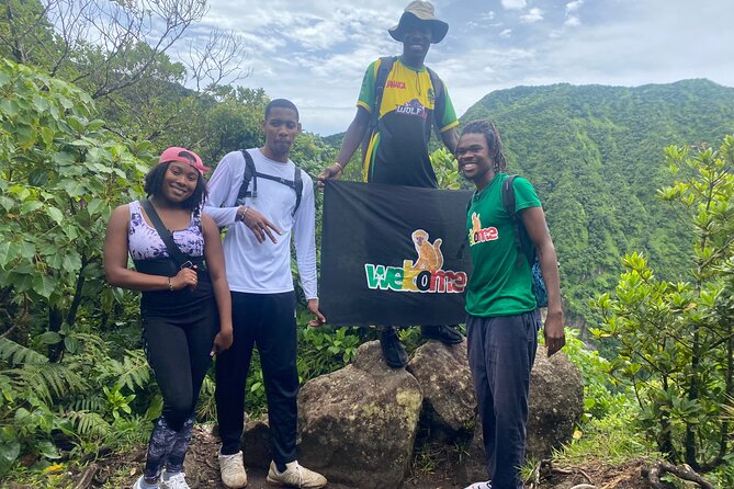 St.Kitts Volcano Hike To Mt. Liamuiga (Highest Peak On Island) - Beginning the climb through St. Kitts rainforest