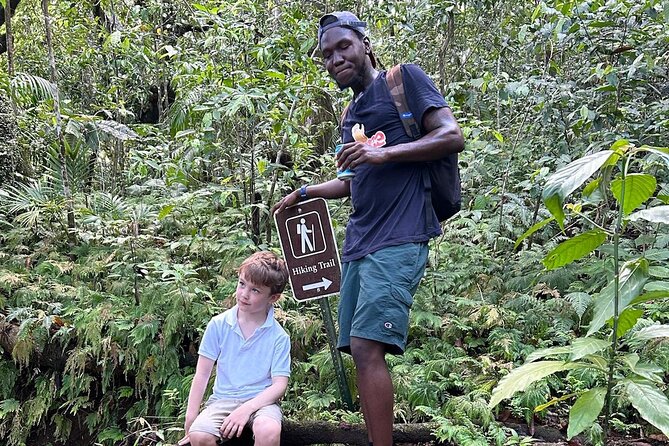 St.Kitts Volcano Hike To Mt. Liamuiga (Highest Peak On Island) - Reaching the crater rim and upper viewpoints