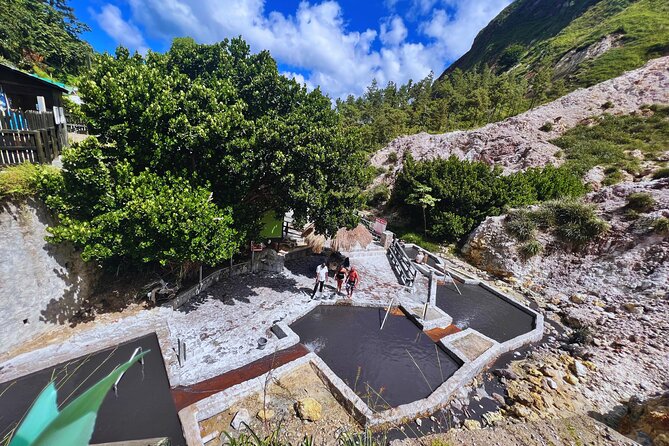 St Lucia Sulphur Springs Drive- in Volcano Tour & Therapeutic Mud baths - The Long West Coast Ride to Soufrière