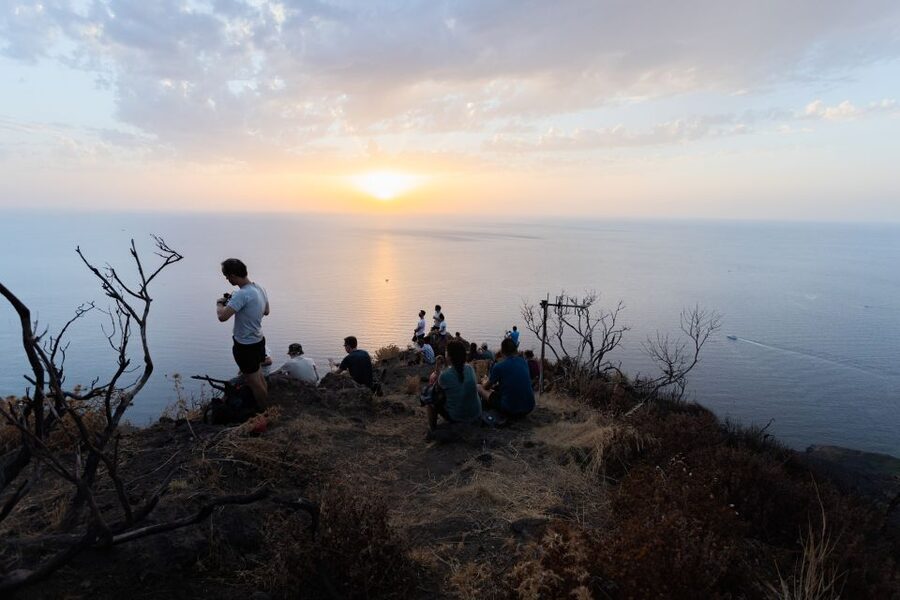 Stromboli: Sunset Trekking at Sciara del Fuoco - Starting in Piazza San Vincenzo