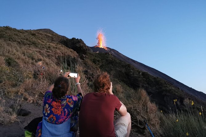 Stromboli: sunset trekking to Sciara del Fuoco - Ashàra - Meeting in Piazza San Vincenzo and Getting Ready