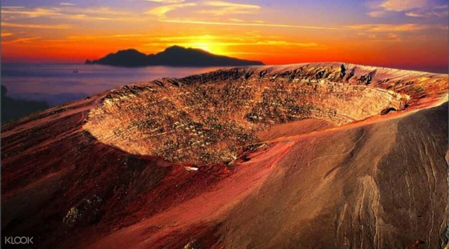Sunset tour: Mount Vesuvius Entry + Transfer - From Pompeii to Vesuvius by shared minibus