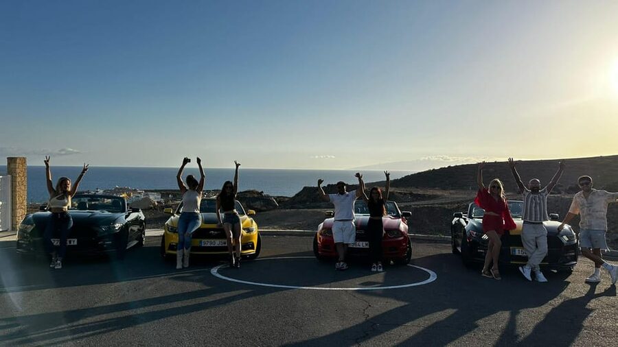 Sunset tour of Mount Teide on a quad bike and in a Mustang convertible - Driving the Mustang or riding as a passenger