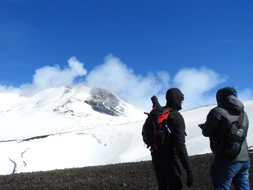 Taormina and Catania: Private guided Etna hike by cable car - The ash descent toward Valle del Bove