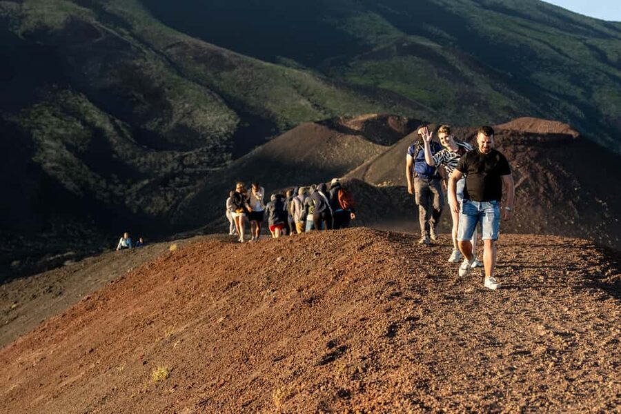 Taormina: Mount Etna Sunset Tour with Cave Visit and Tasting - Honey, olive oil, and the Etna tasting stop