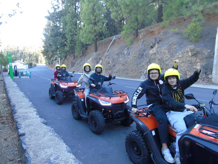 Tenerife: Guided Quad Bike Tour to Teide National Park - Stops, photographs, and the return ride