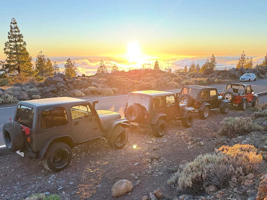 Tenerife: Jeep Wrangler Tour to Mount Teide, Day and Sunset - The details that matter most