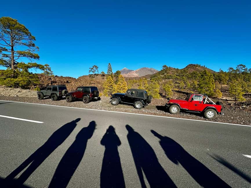 Tenerife: Jeep Wrangler Tour to Mount Teide, Day and Sunset - Driving a classic Wrangler up Mount Teide