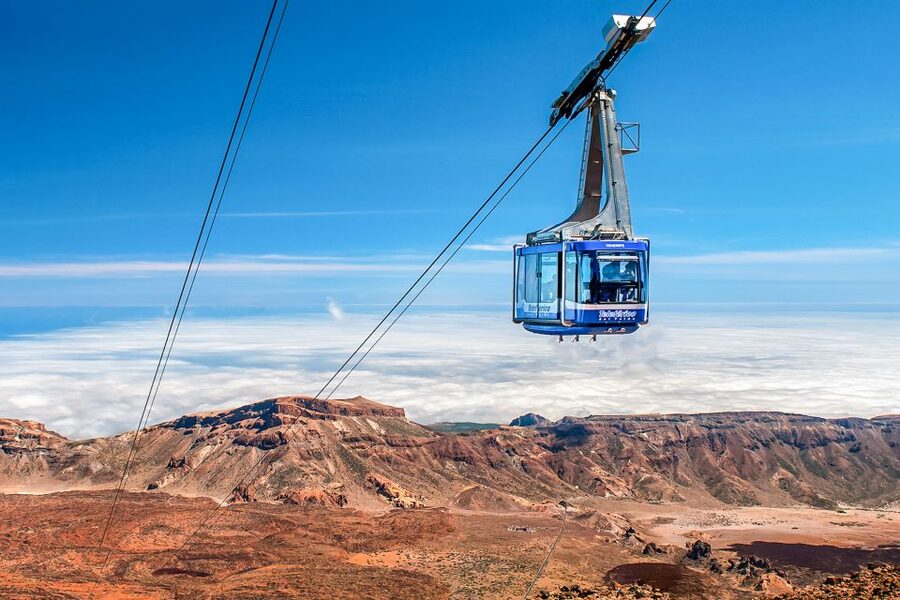 Tenerife: Mount Teide Tour with Cable Car Ticket & Transfer - The cable car to 3,555 meters