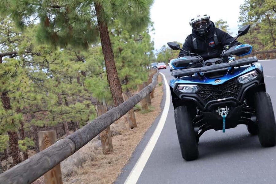 Tenerife: Quad Day Trip Teide National Park - Riding through the Chío Pine Forest