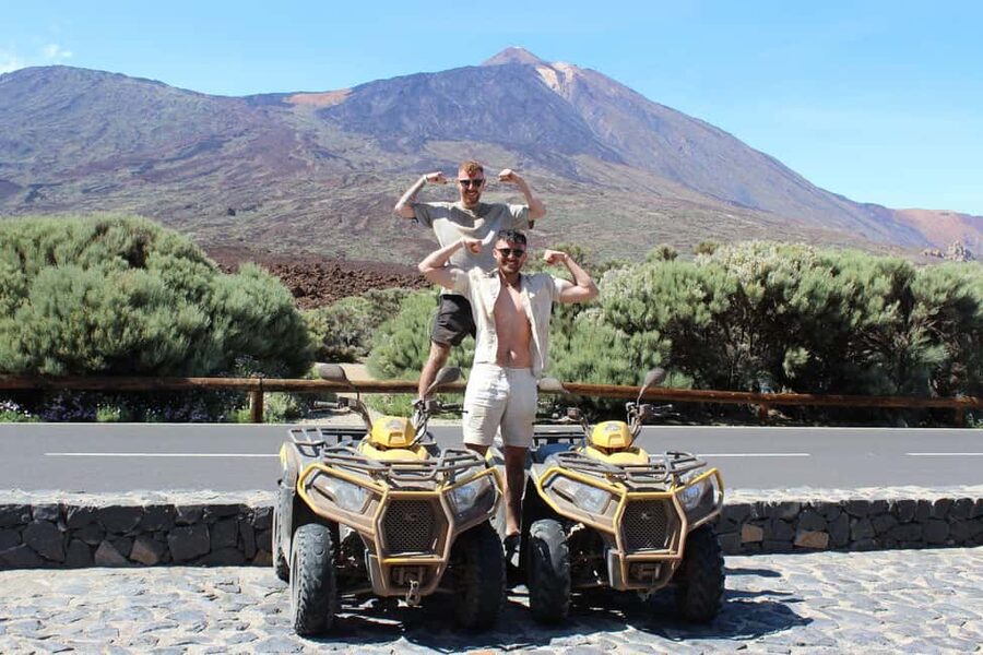 Tenerife: QUAD excursion TEIDE volcano - The long climb into Teide National Park
