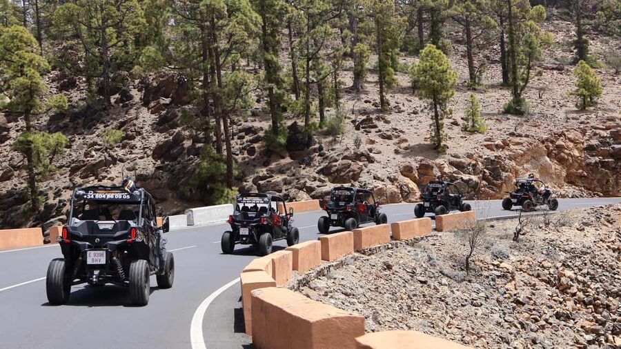 Tenerife: Sunset - 3H Buggy tour of Teide - The sunset viewpoint, pizza, and evening return