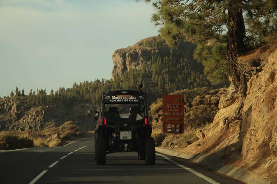 Tenerife: Sunset - 3H Buggy tour of Teide - Vilaflor: the first break at mountain altitude