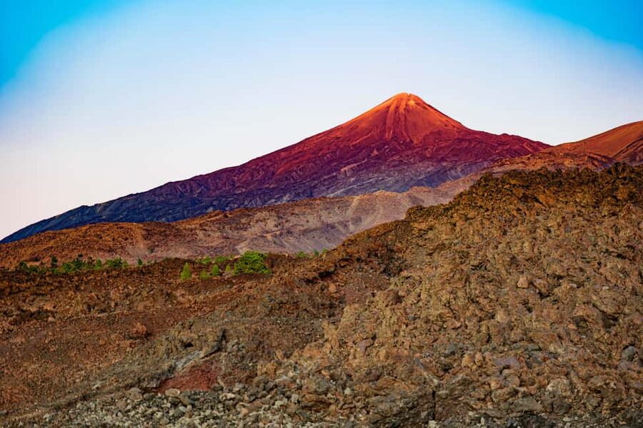 Tenerife: Teide Mountain Buggy On-Road GuidedTour with drink - The sunset finish toward La Gomera