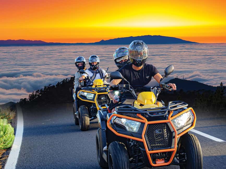 Tenerife: Teide Mountain On-Road Guided Quad Tour with drink - Key points at a glance