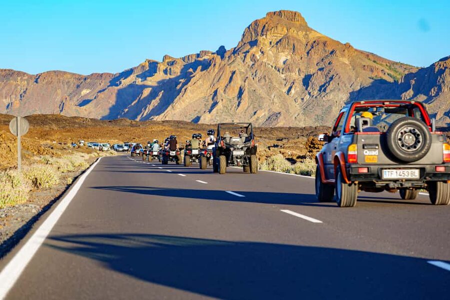 Tenerife: Teide Mountain On-Road Guided Quad Tour with drink - Sunset from Mount Teide