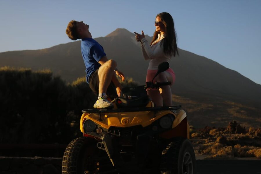 Tenerife: Teide Volcano Sunset Quad Bike Tour with Drinks - Drinks, food, and the small comforts