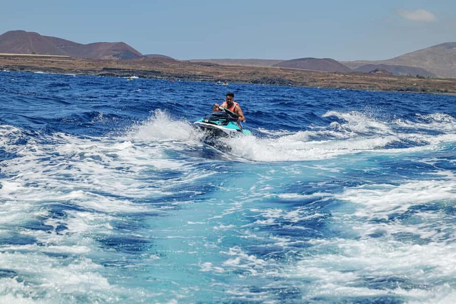 Tenerife: Water Jet-Ski / Teide Volcano Quad Safari Combo - Riding through Teide National Park from Chio