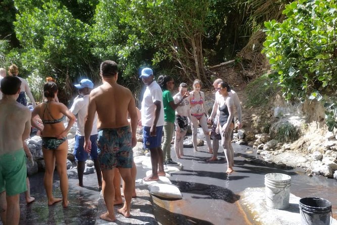 Trip to Soufiere: Volcano, Twin Pitons, Waterfall, Mud Bath & Botanical Garden - Diamond Falls Botanical Garden and waterfall