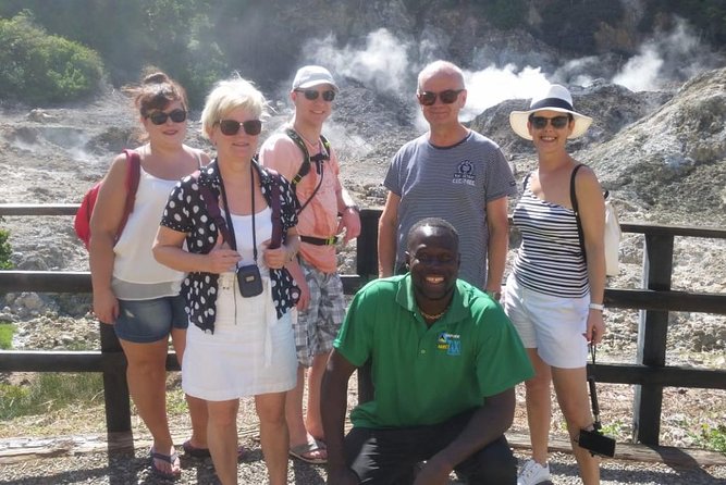 Trip to Soufiere: Volcano, Twin Pitons, Waterfall, Mud Bath & Botanical Garden - Marigot Bay and the Governor’s House area