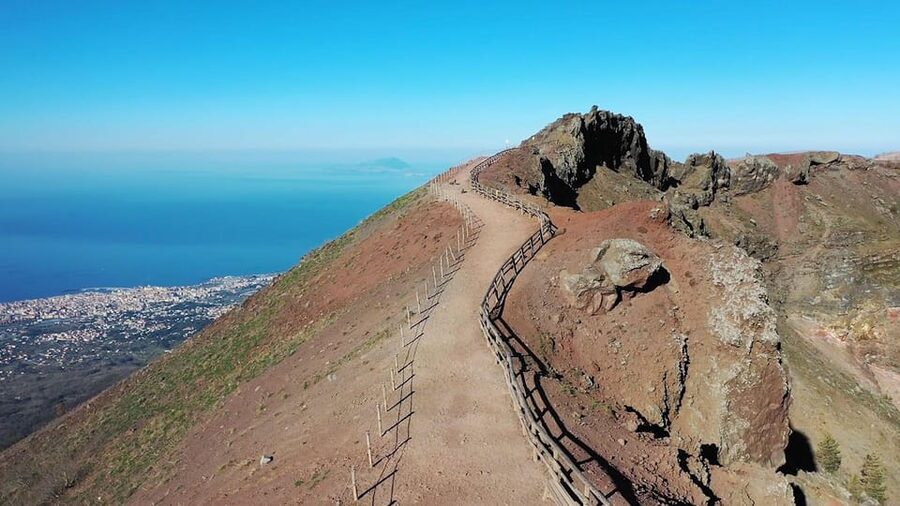Vesuvius National Park Skip-the-Line Ticket - The uphill route and the crater walk