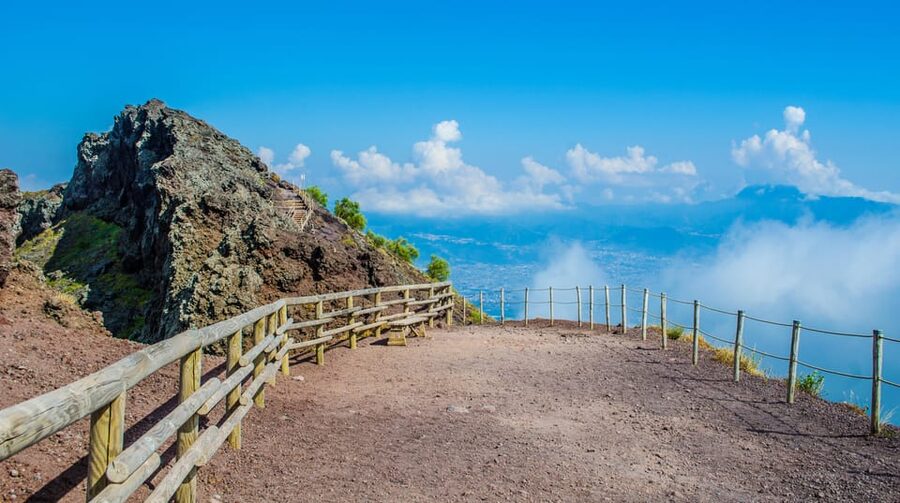 Vesuvius National Park Skip-The-Line Ticket and Audio Guide - The uphill walk to the crater rim