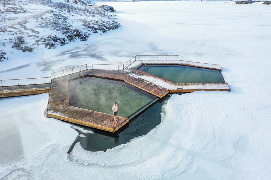 Vök Baths: East Iceland Geothermal Baths Entry - The cold lake option is part of the appeal