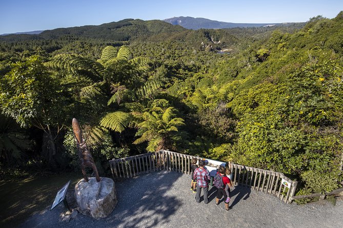 Volcanic Valley Self Guided Walking and Hiking at Waimangu - Lake Rotomahana and the story beneath the water