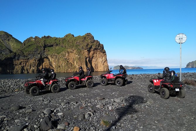 Volcano ATV Tour - Prestvik Beach and the story of Pelagus
